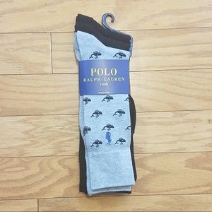 Mens Polo Ralph Lauren Socks Whale Pattern